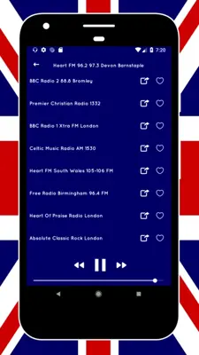 Radio UK - FM Internet Radio android App screenshot 0