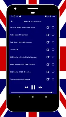 Radio UK - FM Internet Radio android App screenshot 2