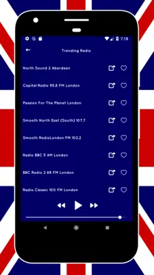 Radio UK - FM Internet Radio android App screenshot 5